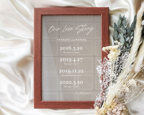 ウェルカムミラー　ミラー　ウェルカムスペース ウェルカムミラー ウェーブミラー wedding ウェルカムスペース