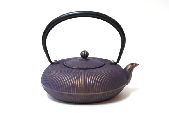 南部鉄器 鉄瓶 「立目(たてめ)」 紫金 0.8L その他キッチン小物 南部