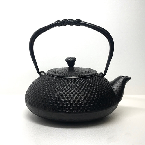 南部鉄器 鉄瓶 「小あられ」 黒 0.5L その他キッチン小物 南部鉄器工房