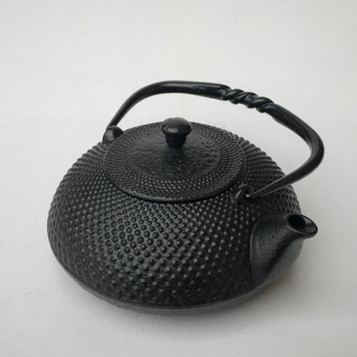 南部鉄器 鉄瓶 「小あられ」 黒 0.5L その他キッチン小物 南部鉄器工房