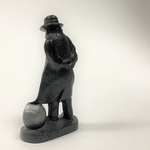 南部鉄器 文鎮 「宮沢賢治像 ペン立て」 その他置物 南部鉄器工房 及富