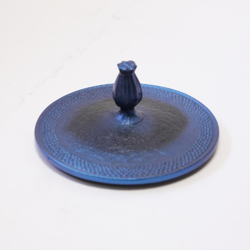 南部鉄器 鉄瓶 「平丸あられ」 瑠璃色 その他キッチン小物 南部鉄器