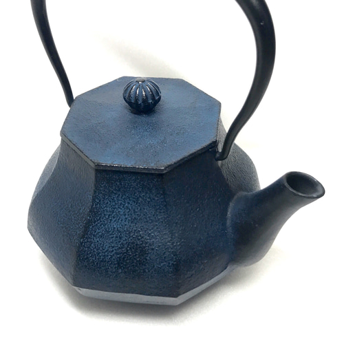 南部鉄器 鉄瓶 「みやび」 青 0.4L 其他廚房小物 南部鉄器工房