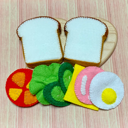 絵本サンドイッチ☆フェルトおままごと用 1枚目の画像