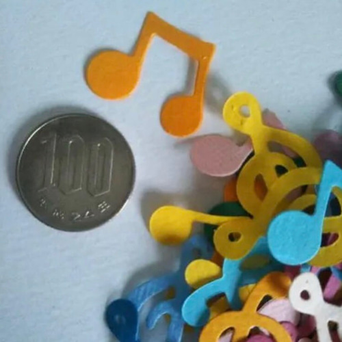 ダイカット 音符500枚セット】 クラフトパンチ スクラップブッキング