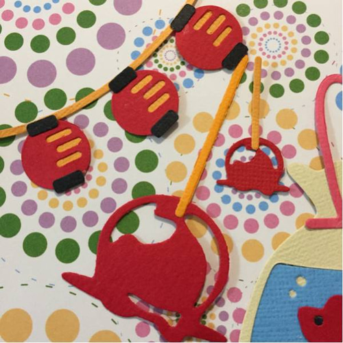 お気に入り ダイカット 夏祭り セット】クラフトパンチ☆スクラップ クラフト・布製品