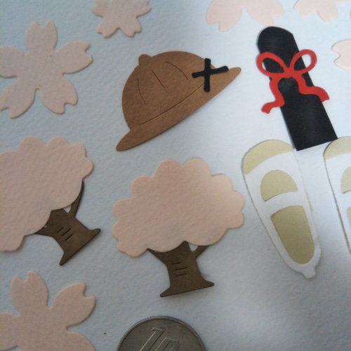 ダイカット 卒園式 セット3】クラフトパンチ その他素材 zebarmaiko