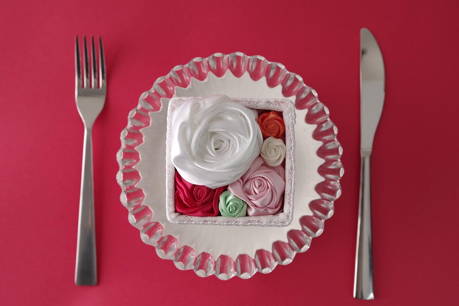 箱薔薇　ショートケーキ