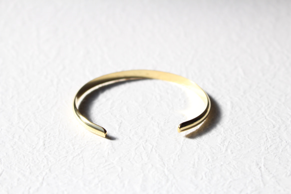 "receiving mode" simple bangle 【18kメッキ】 3枚目の画像