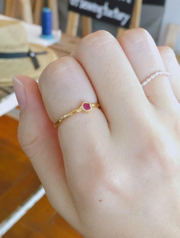 天然石シリーズリングのお知らせです