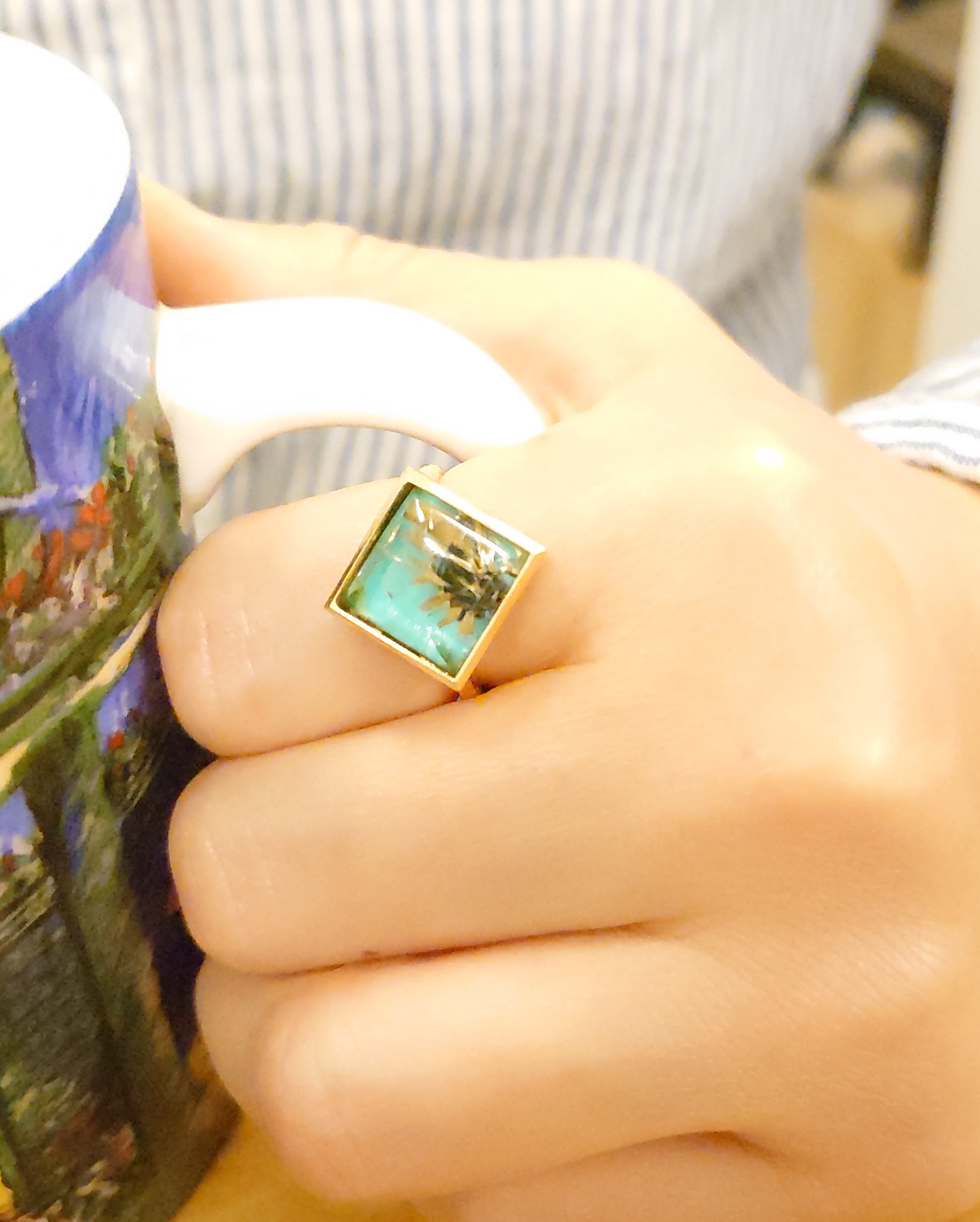 天然石シリーズリングのお知らせです