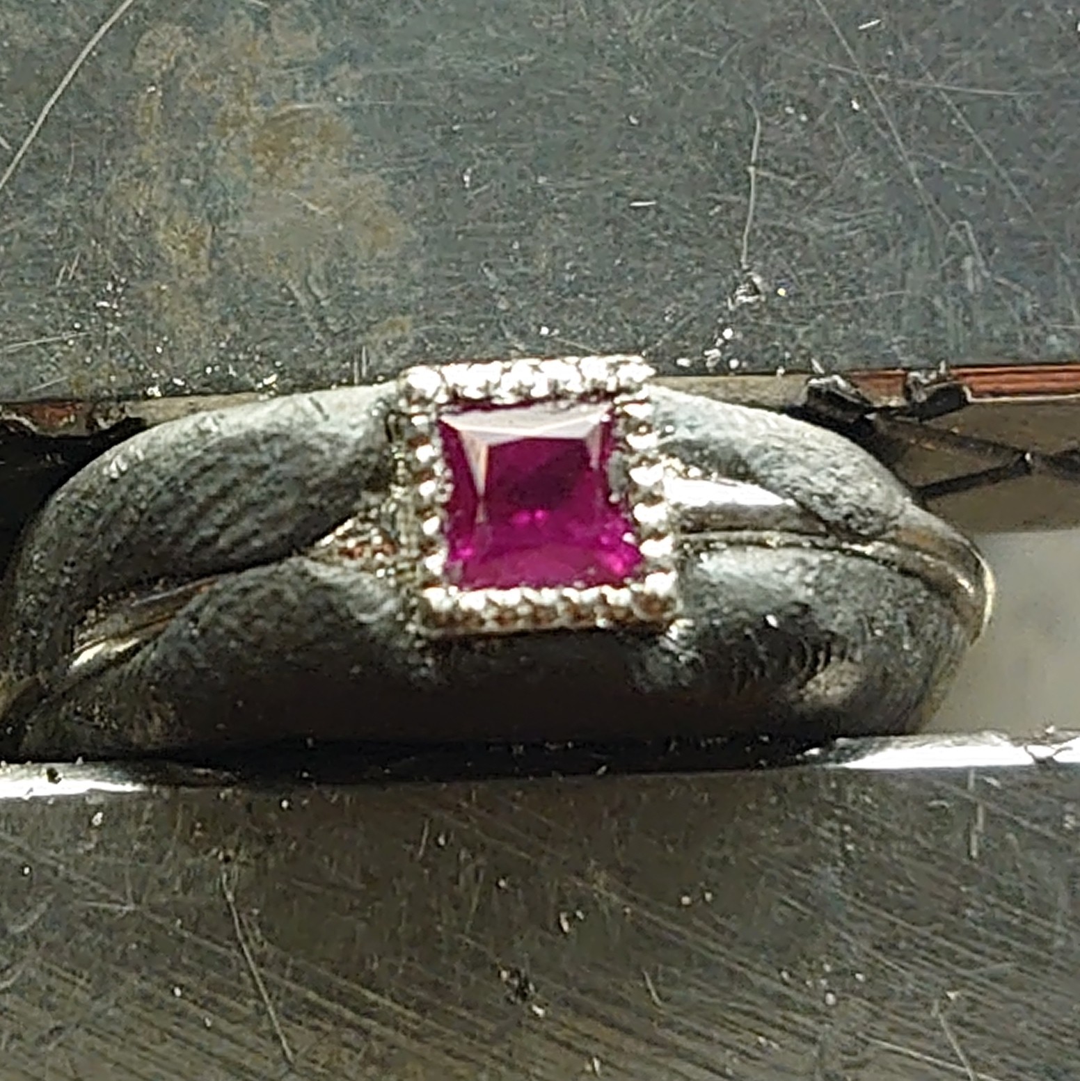 天然石シリーズリングのお知らせです