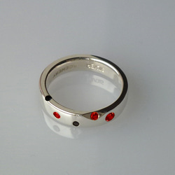 金魚銀配飾戒指（女士）五元素 第1張的照片