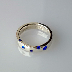 昴宿星銀飾品戒指（女士）五元素 第1張的照片