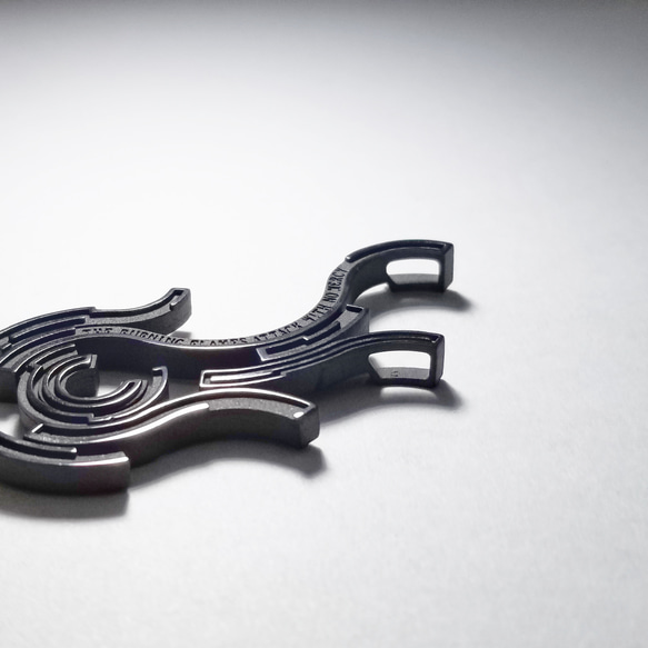 (已停產) 更新版發售 hono (Flame) Silver Accessory Pendant Necklace Geome 第3張的照片