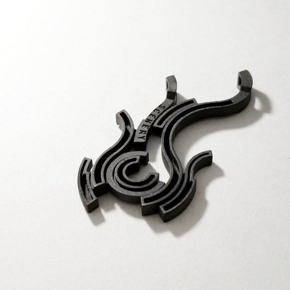 (已停產) 更新版發售 hono (Flame) Silver Accessory Pendant Necklace Geome 第4張的照片