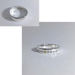 月光之夜（黃色藍寶石）銀配件戒指（中性）五元素 第2張的照片