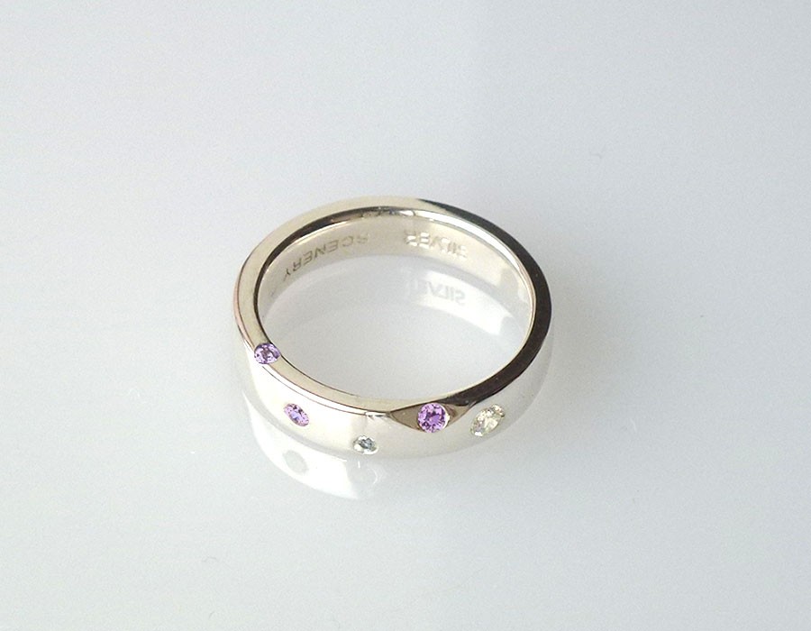 藤　シルバーアクセサリー　リング(レディース)　ファイブ-エレメント