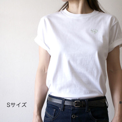 オーロラハート♡ホワイトTシャツ（受注生産） 5枚目の画像