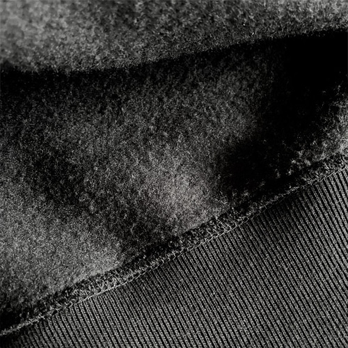 ALL BLACK♡ビッグシルエットスウェット：ラインストーンハート