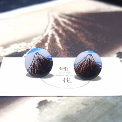 貼耳式耳環_山下白雨 Thunderstorm beneath the Summit earrings 第1張的照片