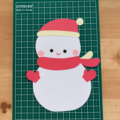 小さな壁面飾り【ゆきやこんこ】雪だるま 雪の結晶 冬木立 1月 2月