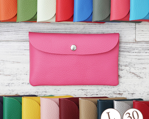 りぃまま♪ まきまきポーチ カラフルローズ型押しブラック 2点 りぃ