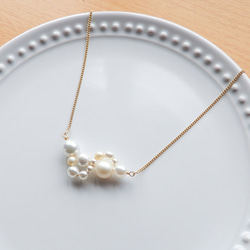 ねじねじパールのネックレス 2枚目の画像