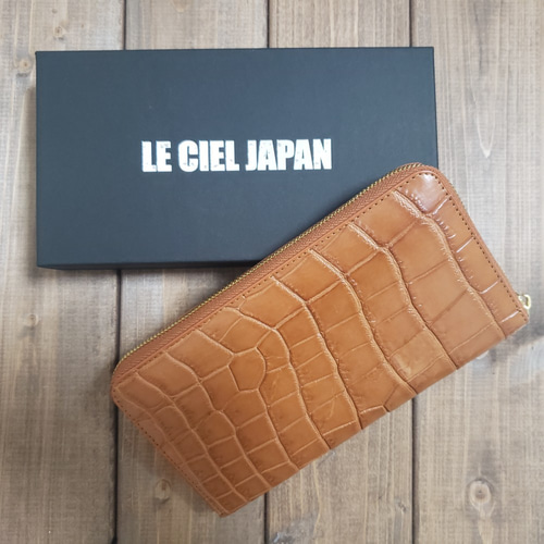 クロコダイル革レディース・メンズ財布 ラウンドファスナー クロコダイル革レディース・メンズ財布 ラウンドファスナー