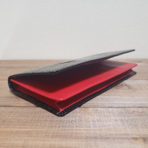 ワニ革 レディース・メンズ財布 二つ折り財布 ブラック ‼在庫限り閉店  