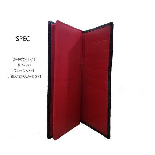 ワニ革 レディース・メンズ財布 二つ折り財布 ブラック ‼在庫限り閉店  