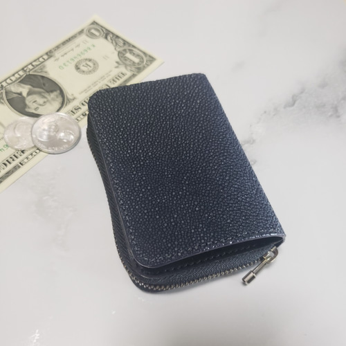 泳ぐ宝石 エイ革 ガルーシャ レディース・メンズ ミニ財布