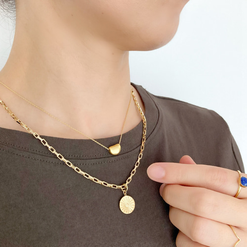 14kgf> ゴールドビーンズネックレス ネックレス・ペンダント