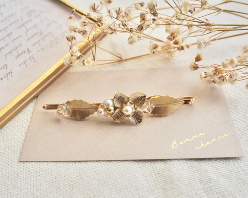 ❤︎ヘアピン❤︎ エターナルリーフのヘアピン【β】 ヘアピン natural crossing