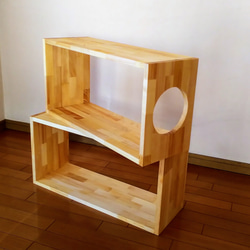DIYユニットボックス（C）　ねこ穴対応　ねこ家具　キャットタワー 10枚目の画像