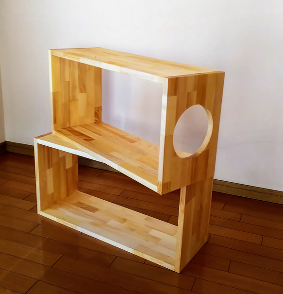 DIYユニットボックス（C）　ねこ穴対応　ねこ家具　キャットタワー 10枚目の画像