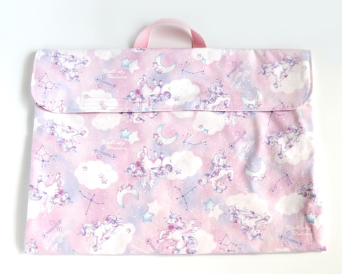 水色 ユニコーン 背もたれあり防災頭巾カバー 女子 防災頭巾 防災頭巾カバー セット 日本製 キルティング 背もたれ