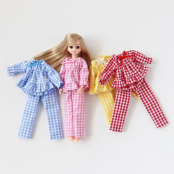 4色から選べる☆リカちゃんのパジャマ 4枚目の画像