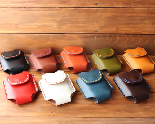 栃木レザー ミニ手ピカジェルケース(60ml用) 雑貨・その他 SYUKA CRAFT