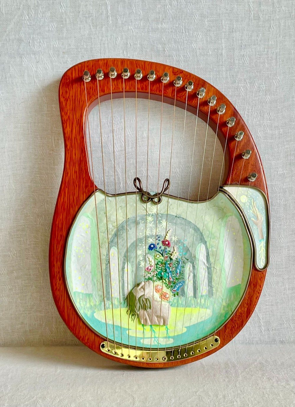 優人の16弦ハープ