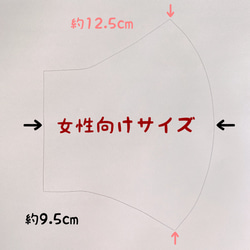 息がしやすいエアーメッシュ☆北欧♡ペイントリーフ/コットンリネン✿︎立体マスク♡ネイビー 6枚目の画像