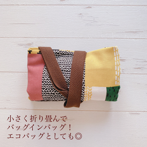 1点限定】たっぷりマチ付き✿︎3way✿︎BIG巾着ショルダーバッグ