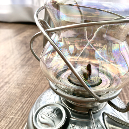 ランタン用ホヤ (レインボー加工) キャンプ アウトドア キャンドル