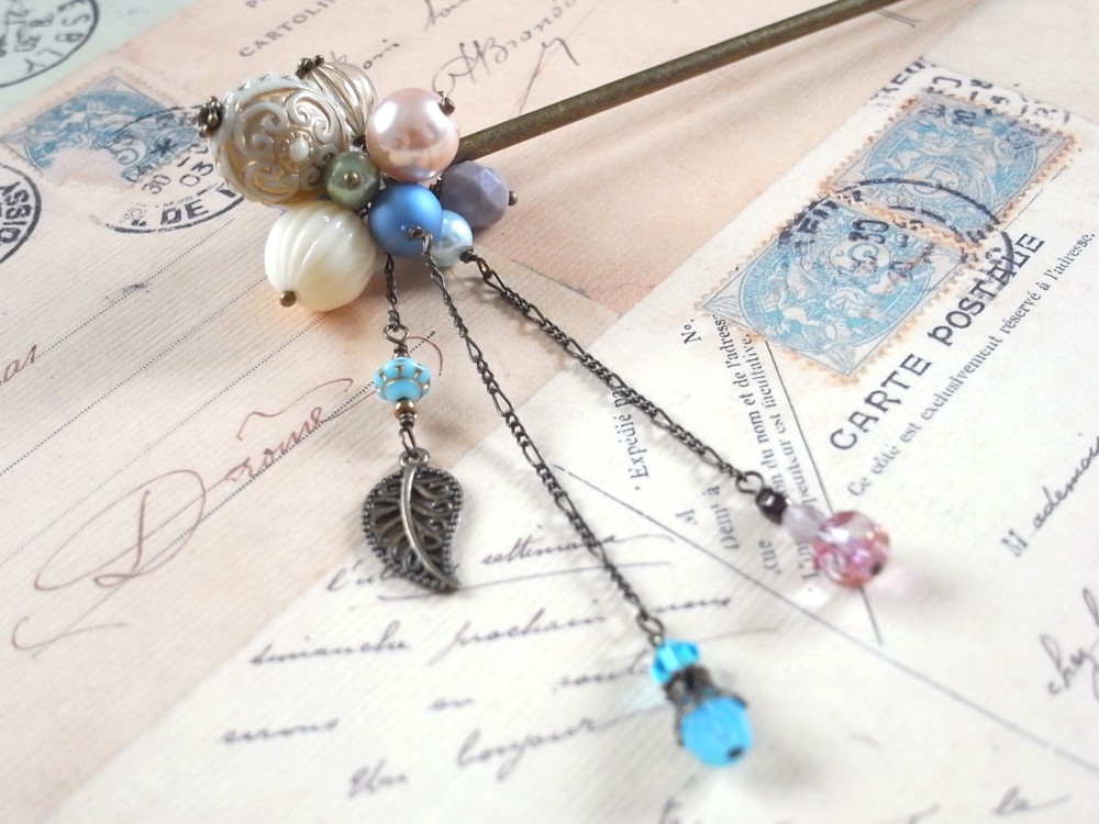 アンティーク　ヴィンテージ　髪飾り かんざし　4本セット アンティーク ヴィンテージ 髪飾り かんざし 4本セット