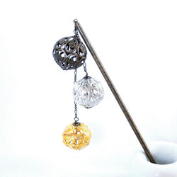 亞洲水印珠子像 Kanzashi Temari 3 連續 第3張的照片