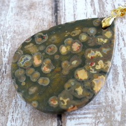 項鍊 Ocean Jasper Drop 6 第4張的照片