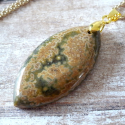 項鍊 Ocean Jasper Marquise 5 第1張的照片