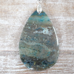 項鍊 Ocean Jasper Drop 8 第2張的照片