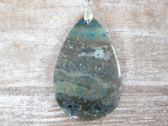 項鍊 Ocean Jasper Drop 8 第2張的照片