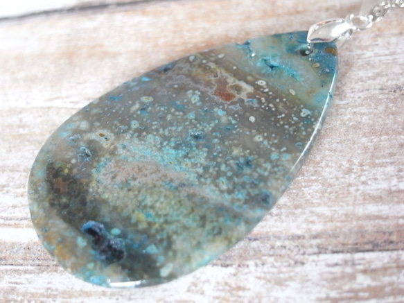 項鍊 Ocean Jasper Drop 8 第5張的照片